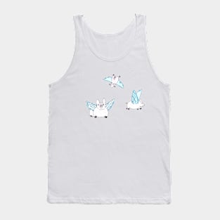 Flying Pigs Idiom Doodle Tank Top